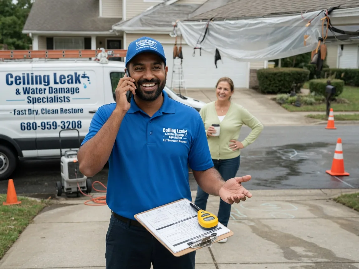 Ceiling Leak Cleanup Gonzales, TX FAQs